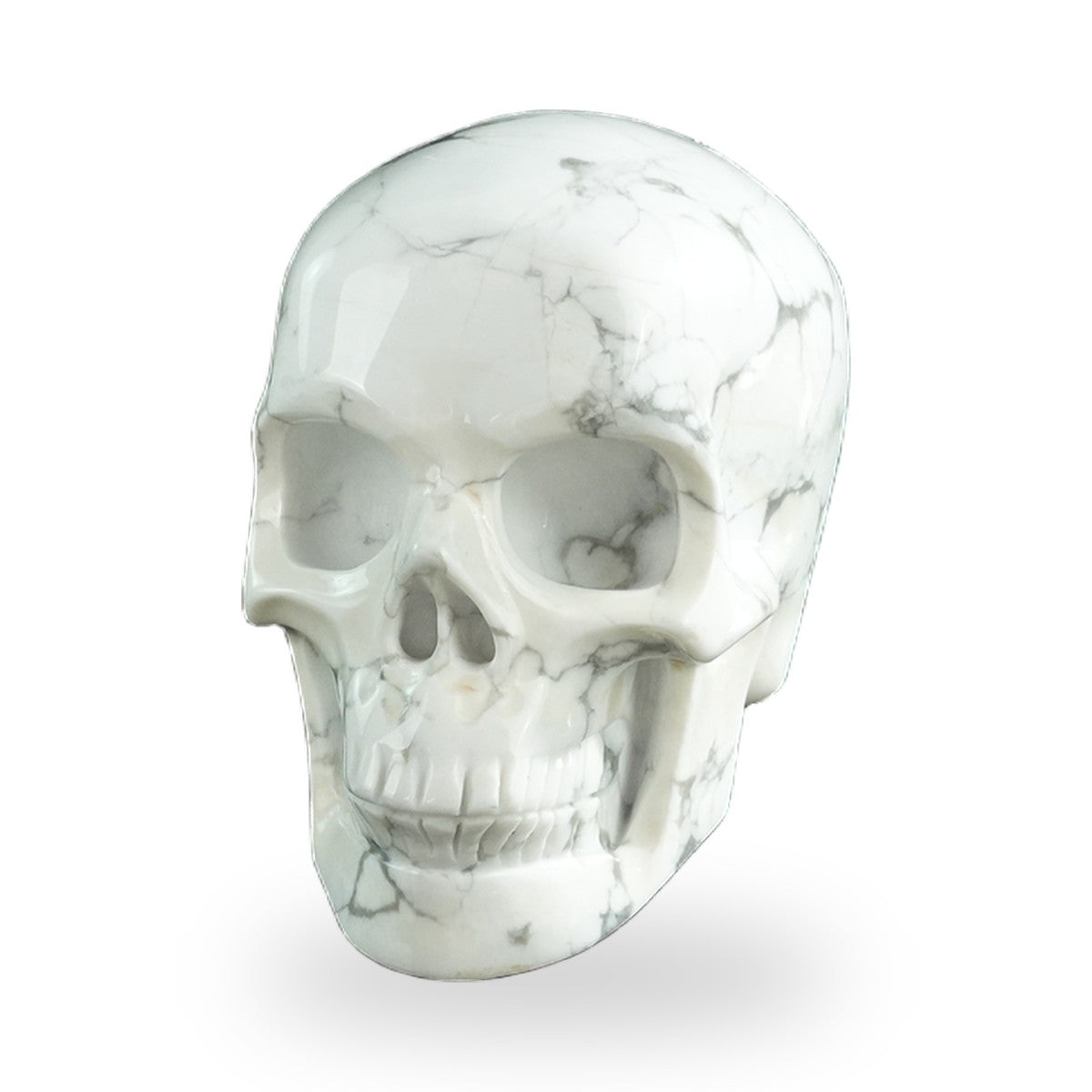 Howlite crystal skull 3" SKH30HL20 photo 2