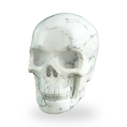 Howlite crystal skull 3" SKH30HL20 photo 2