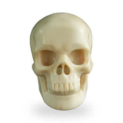 Ivory Jade crystal skull 3" SKH30IJ01 hand carved gemstone