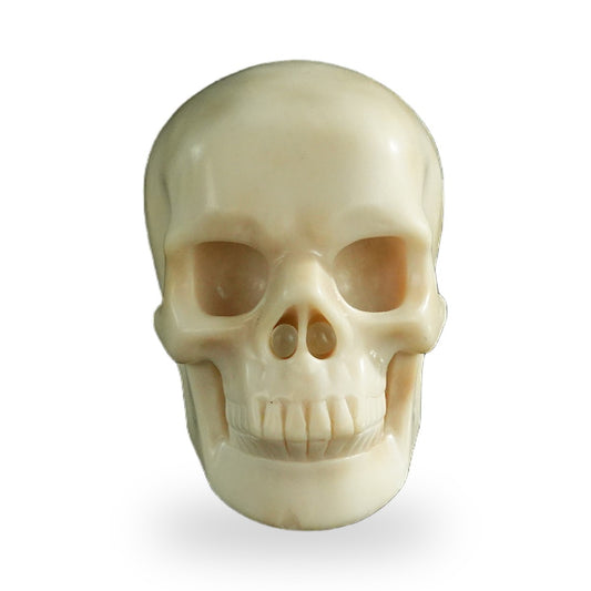 Ivory Jade crystal skull 3" SKH30IJ01 hand carved gemstone
