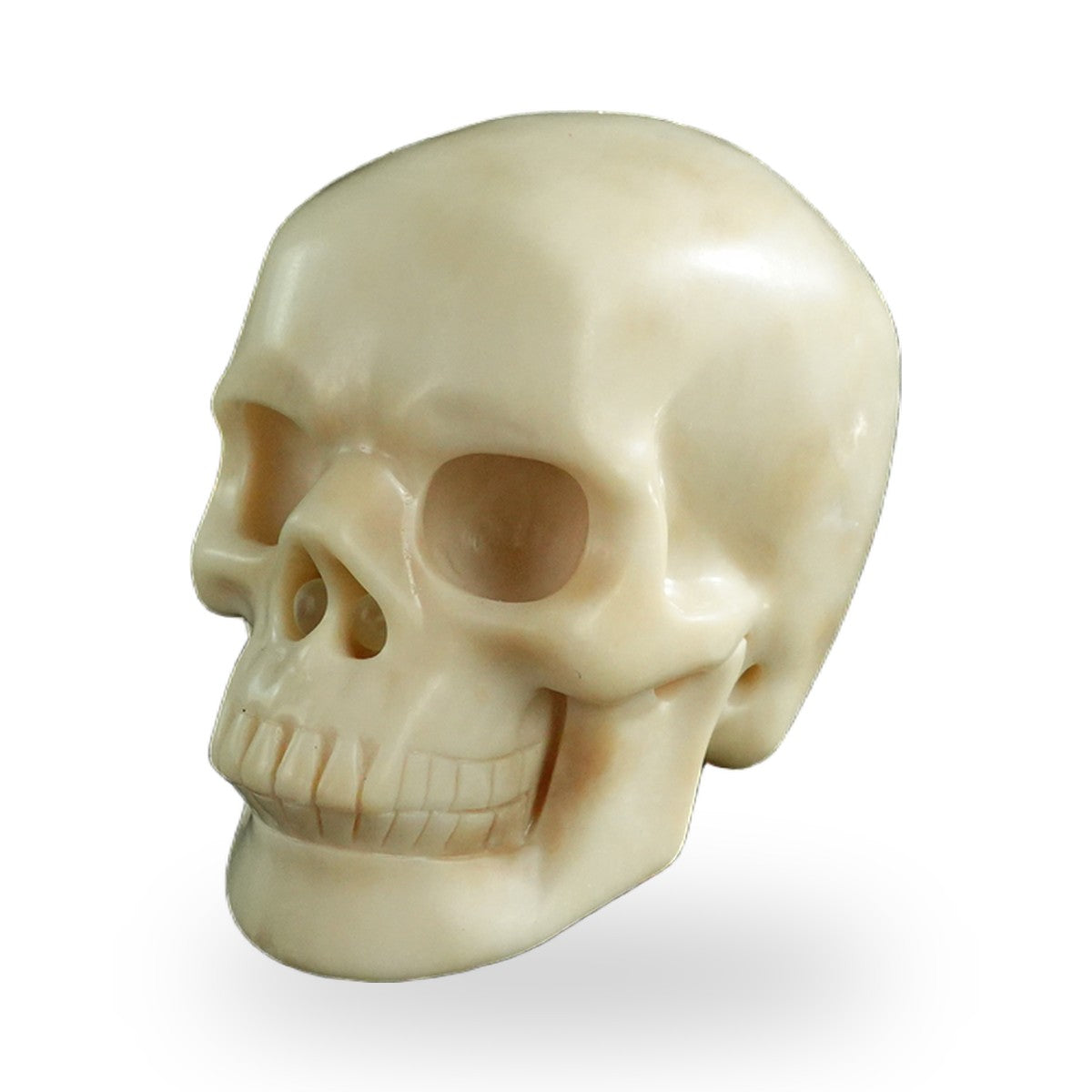 Ivory Jade crystal skull 3" SKH30IJ01 view 8