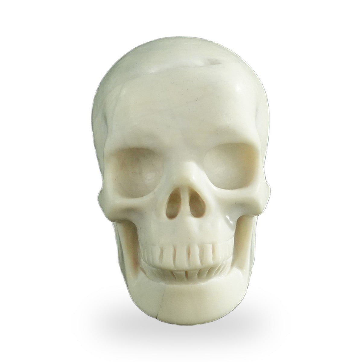 Ivory Jade crystal skull 3" SKH30IJ02 photo 1