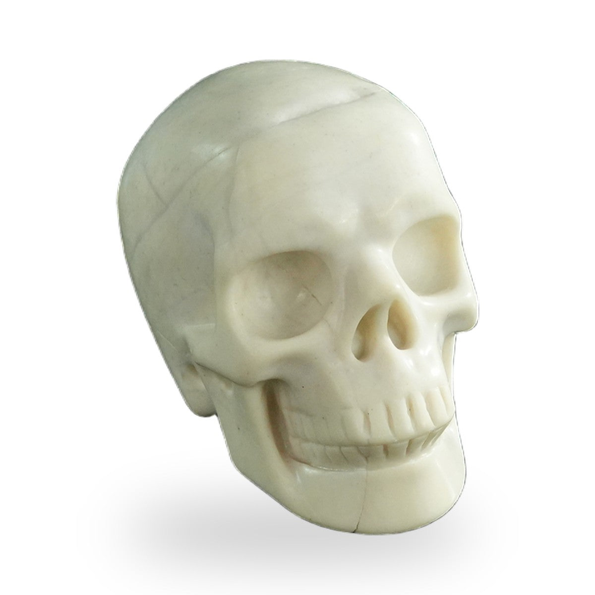Ivory Jade crystal skull 3" SKH30IJ02 photo 2