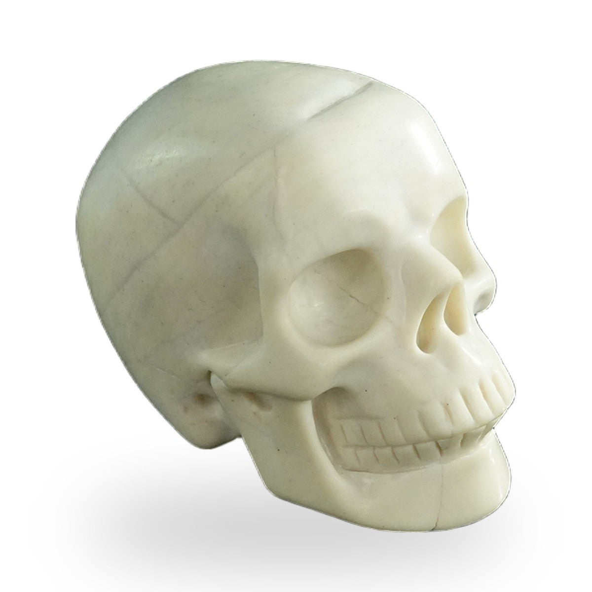 Ivory Jade crystal skull 3" SKH30IJ02 photo 3