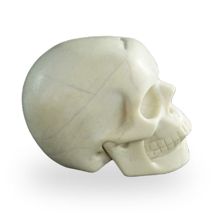 Ivory Jade crystal skull 3" SKH30IJ02 photo 5