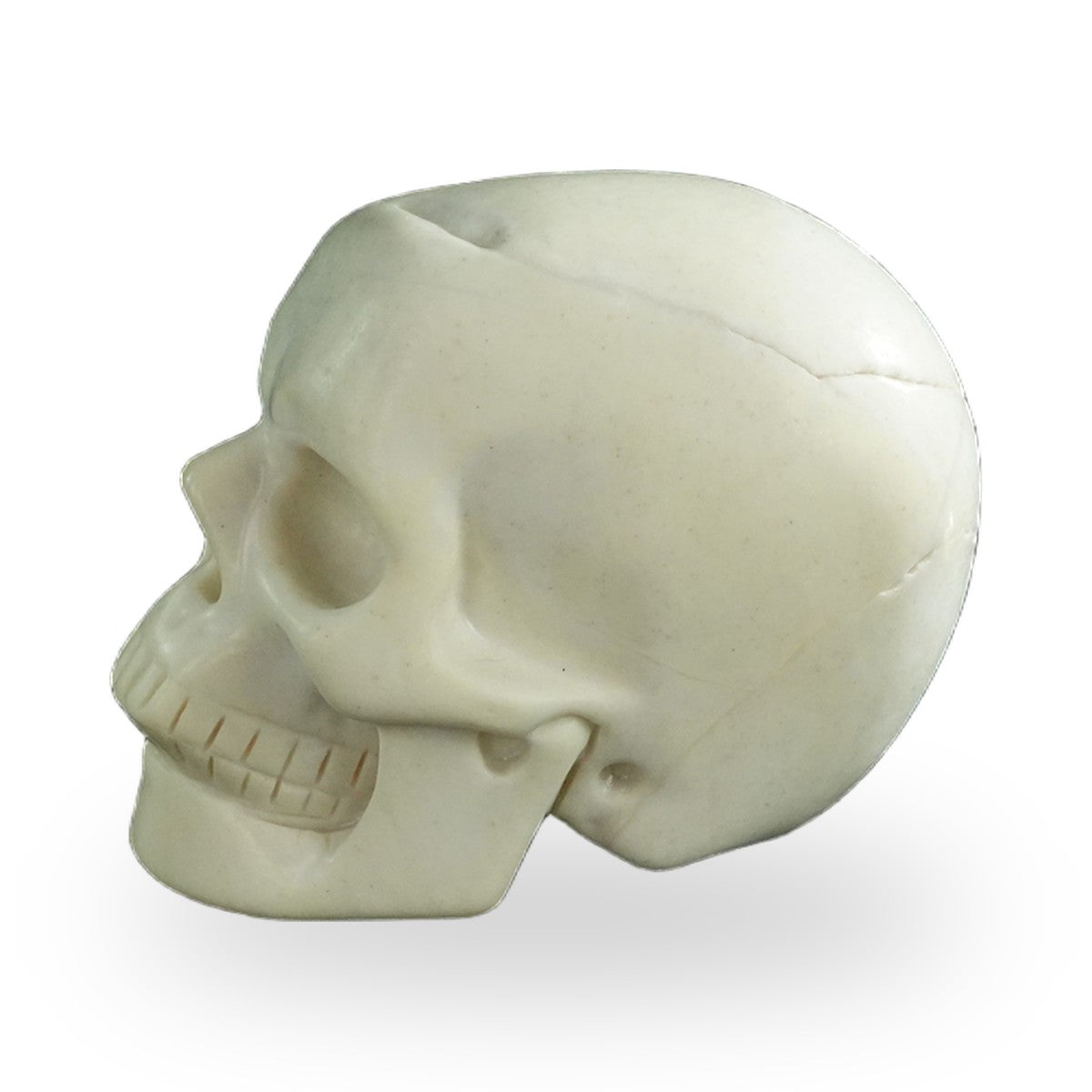 Ivory Jade crystal skull 3" SKH30IJ02 photo 6
