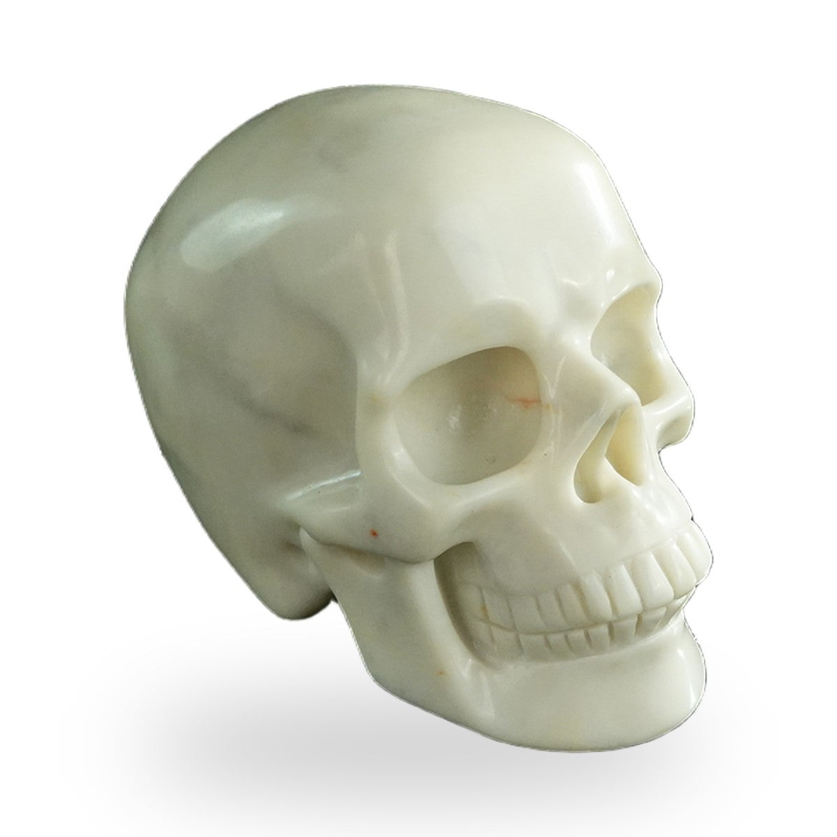 Ivory Jade crystal skull 3" SKH30IJ03 photo 3