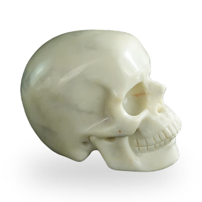 Ivory Jade crystal skull 3" SKH30IJ03 photo 4