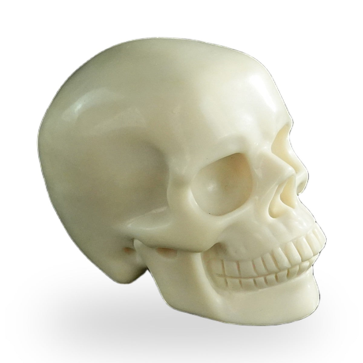 Ivory Jade crystal skull 3" SKH30IJ04 photo 4
