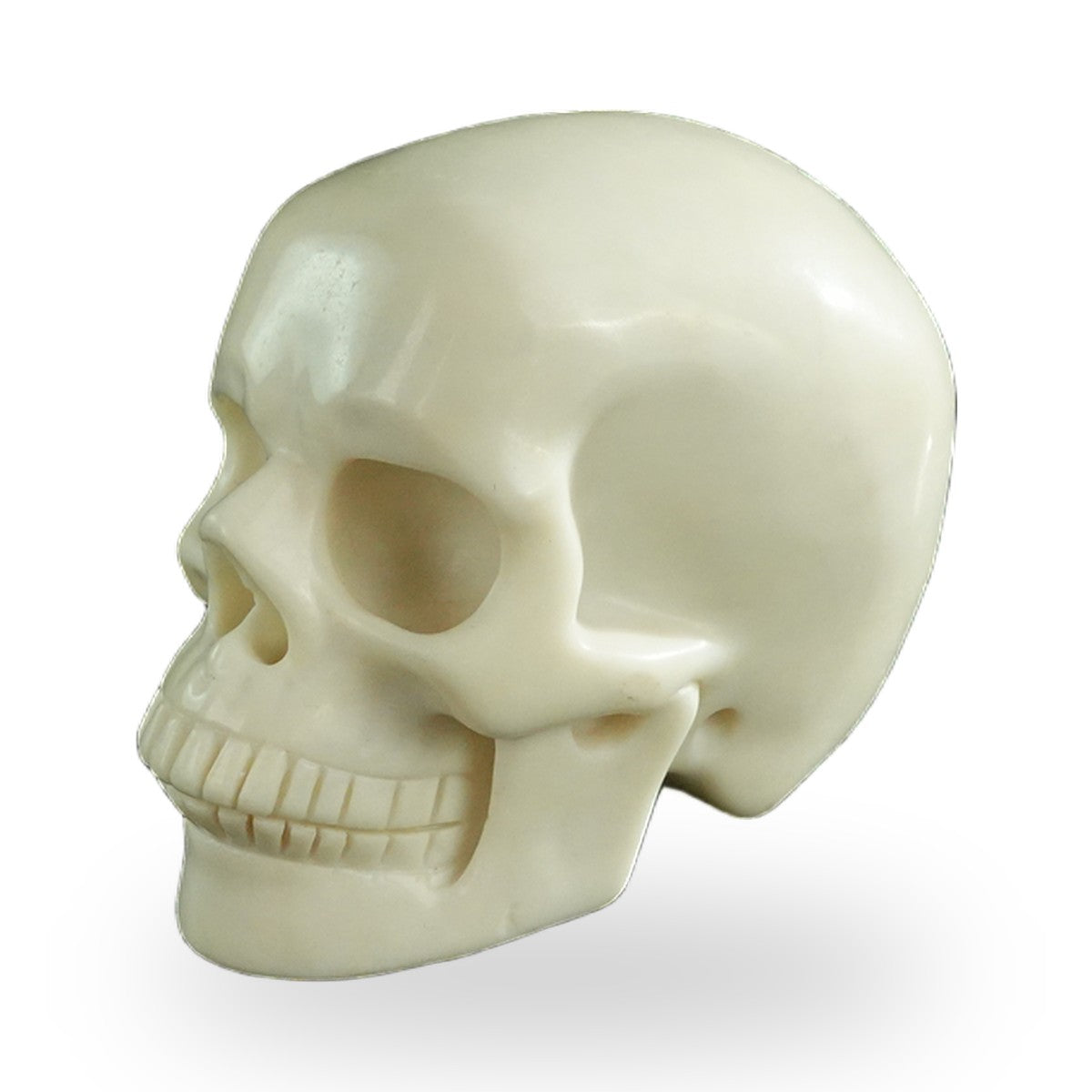 Ivory Jade crystal skull 3" SKH30IJ04 photo 7