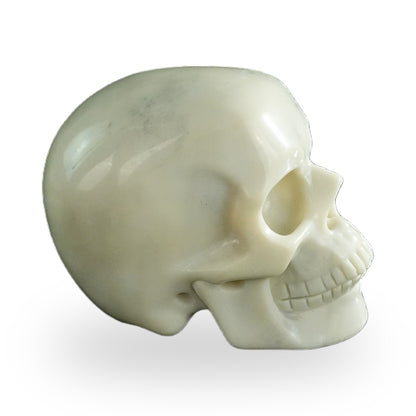 Ivory Jade crystal skull 3" SKH30IJ05 photo 5
