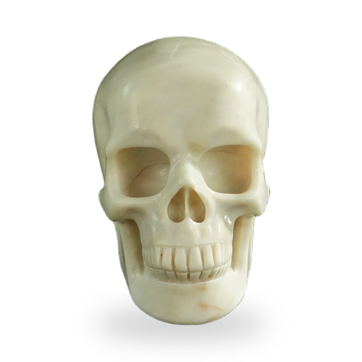 Ivory Jade crystal skull 3" SKH30IJ06 photo 1