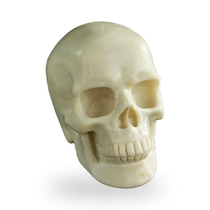 Ivory Jade crystal skull 3" SKH30IJ06 photo 2