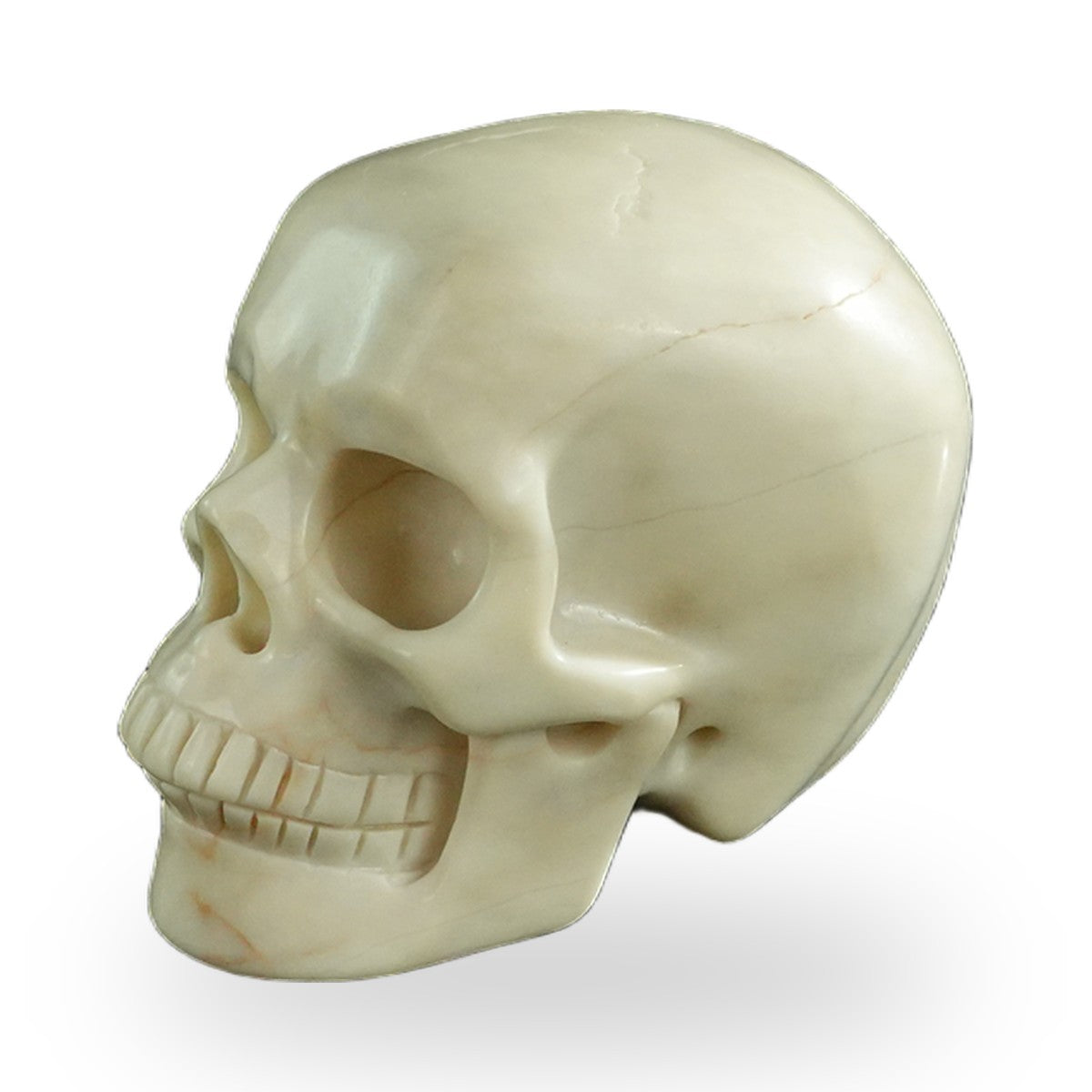Ivory Jade crystal skull 3" SKH30IJ06 photo 7