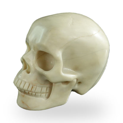 Ivory Jade crystal skull 3" SKH30IJ06 photo 7