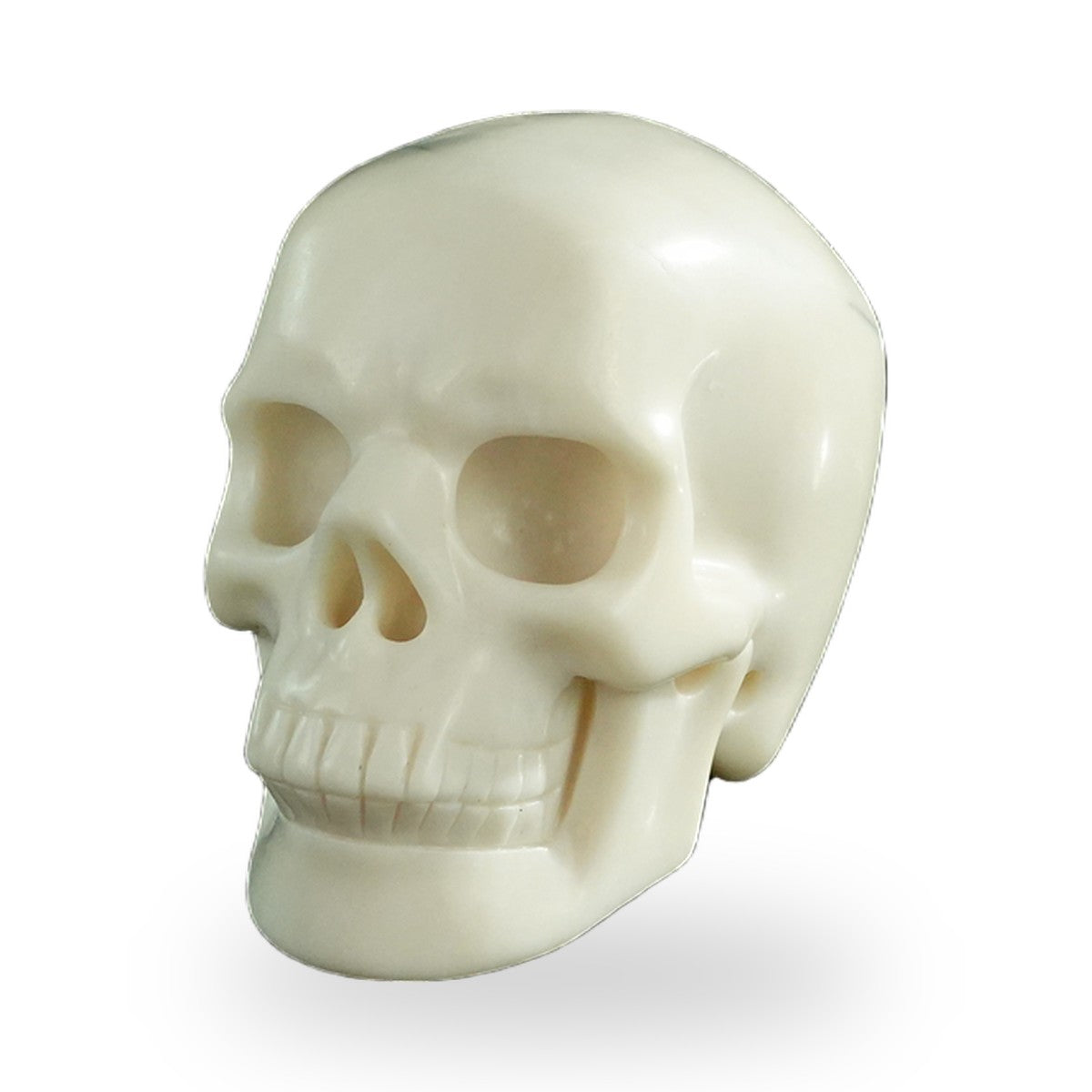 Ivory Jade crystal skull 3" SKH30IJ07 photo 2