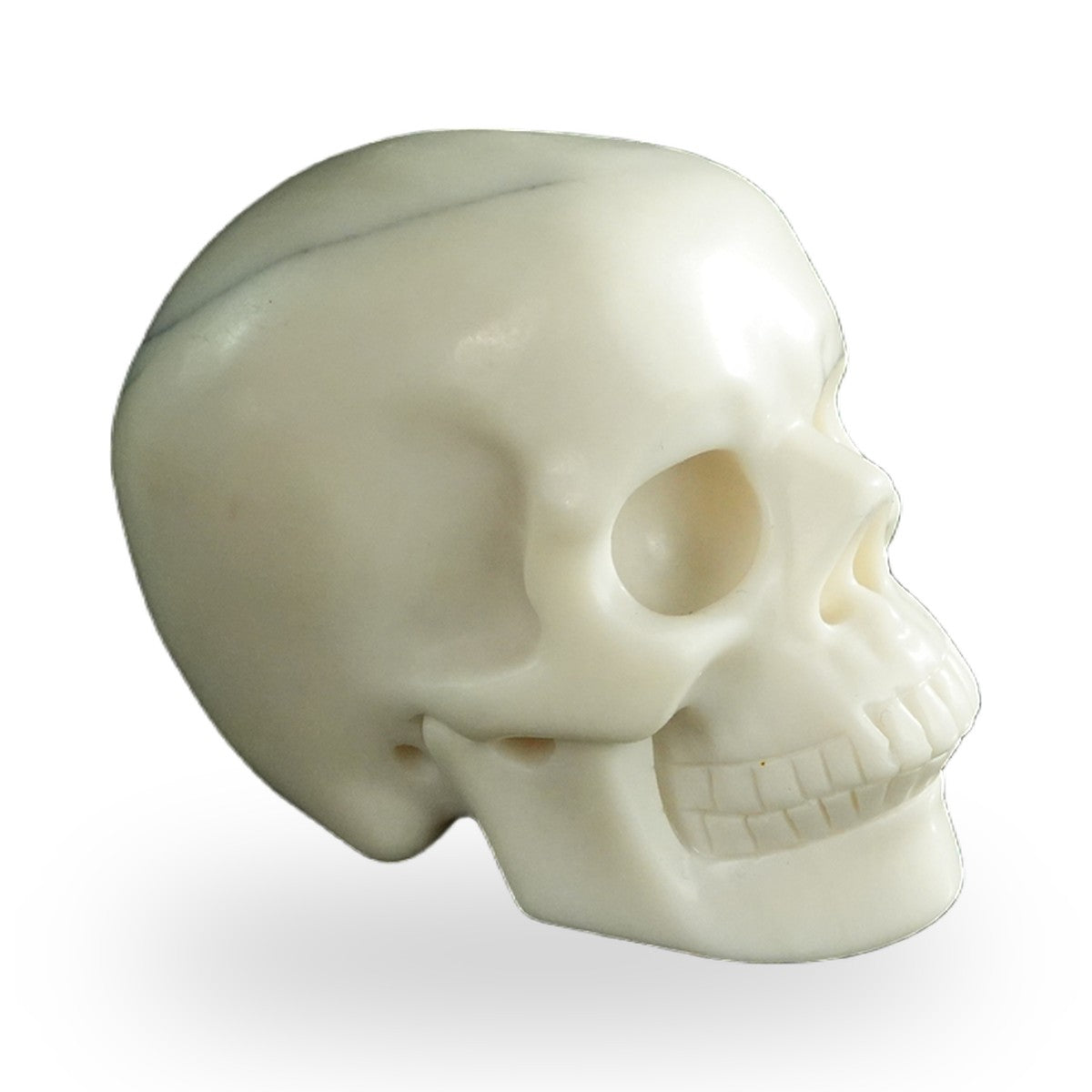 Ivory Jade crystal skull 3" SKH30IJ07 photo 5