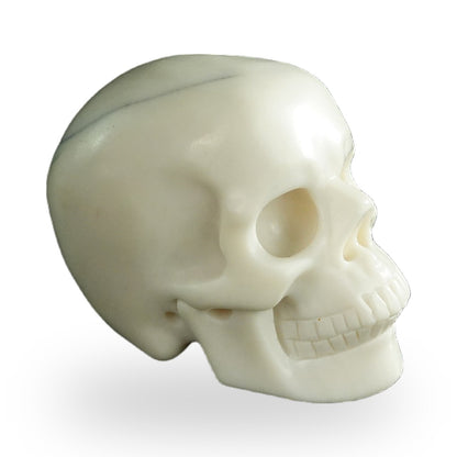 Ivory Jade crystal skull 3" SKH30IJ07 photo 5