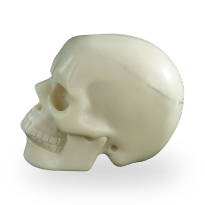 Ivory Jade crystal skull 3" SKH30IJ07 photo 7