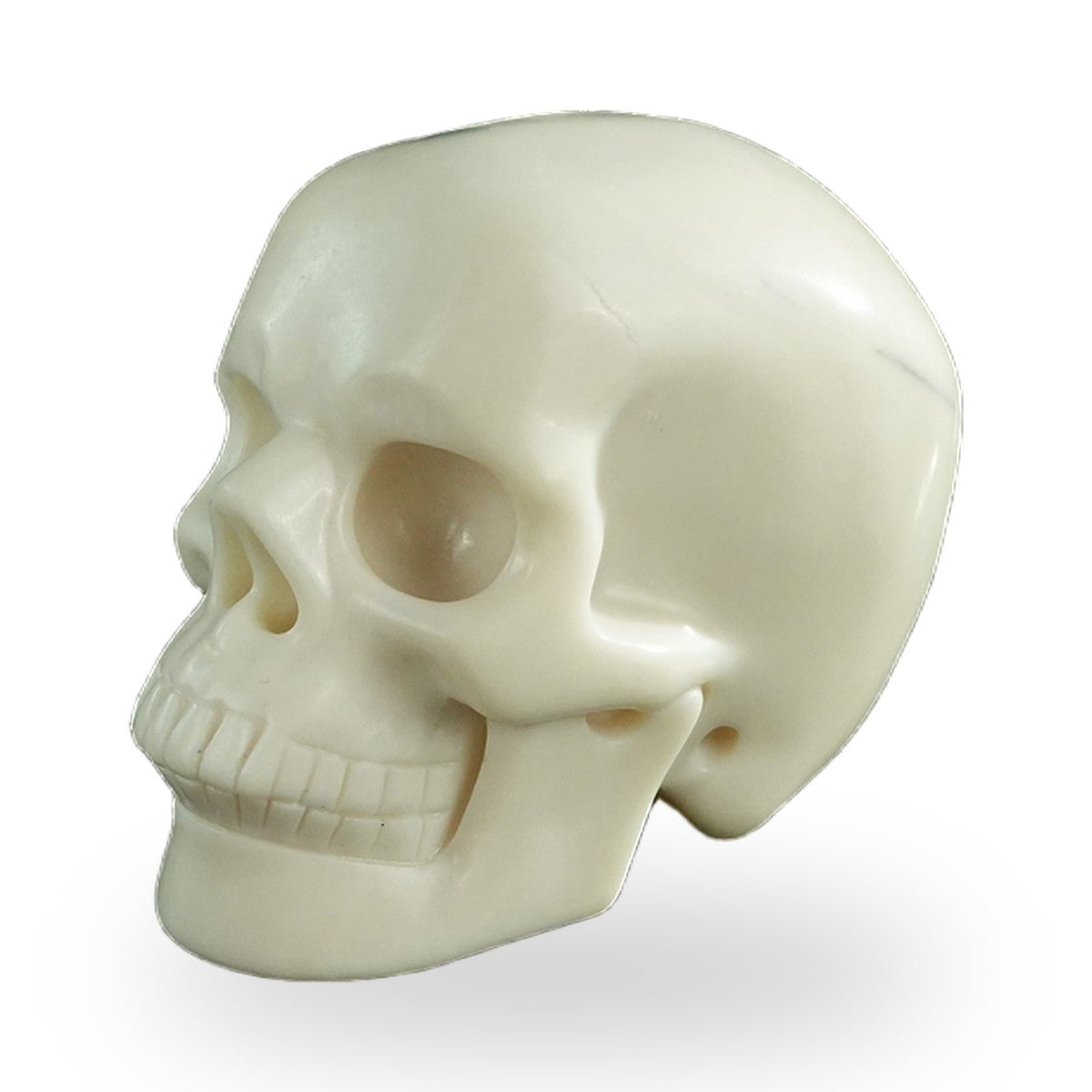 Ivory Jade crystal skull 3" SKH30IJ07 photo 8