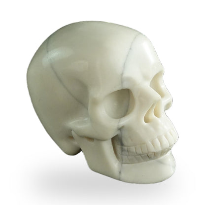 Ivory Jade crystal skull 3" SKH30IJ08 photo 3