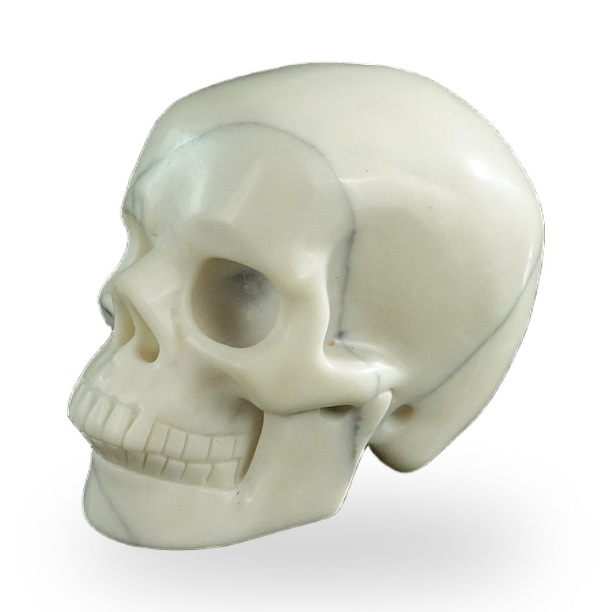 Ivory Jade crystal skull 3" SKH30IJ08 photo 6