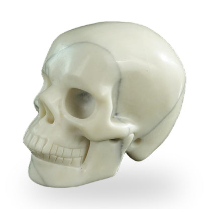 Ivory Jade crystal skull 3" SKH30IJ08 photo 6