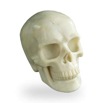 Ivory Jade crystal skull 3" SKH30IJ09 photo 2