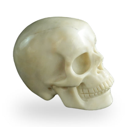 Ivory Jade crystal skull 3" SKH30IJ09 photo 4