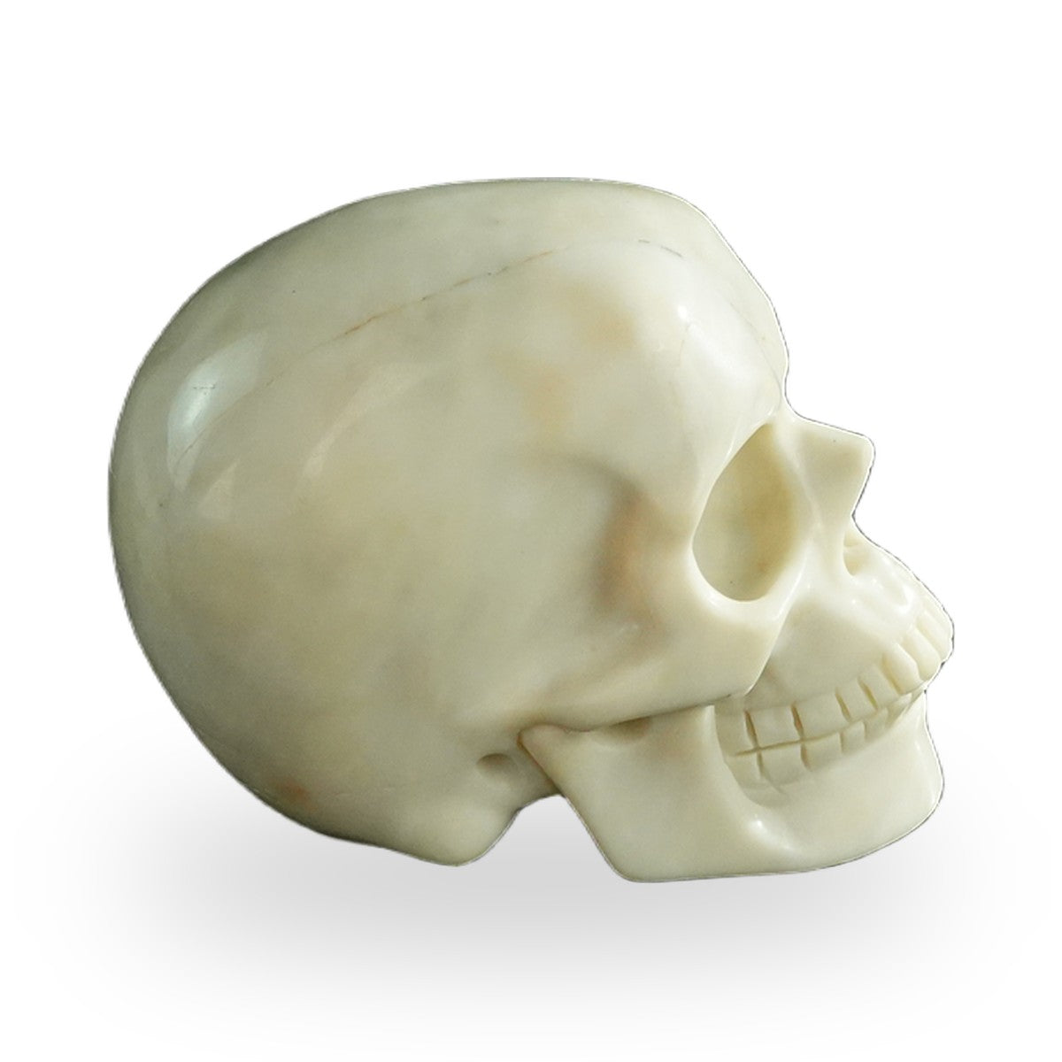 Ivory Jade crystal skull 3" SKH30IJ09 photo 5