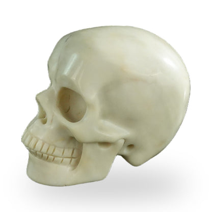 Ivory Jade crystal skull 3" SKH30IJ09 photo 7