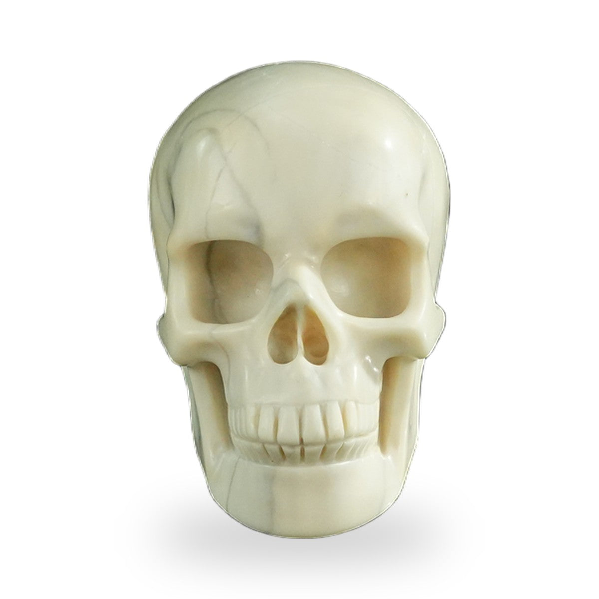 Ivory Jade crystal skull 3" SKH30IJ10 photo 1