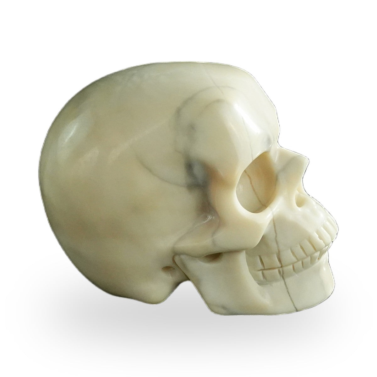 Ivory Jade crystal skull 3" SKH30IJ10 photo 5