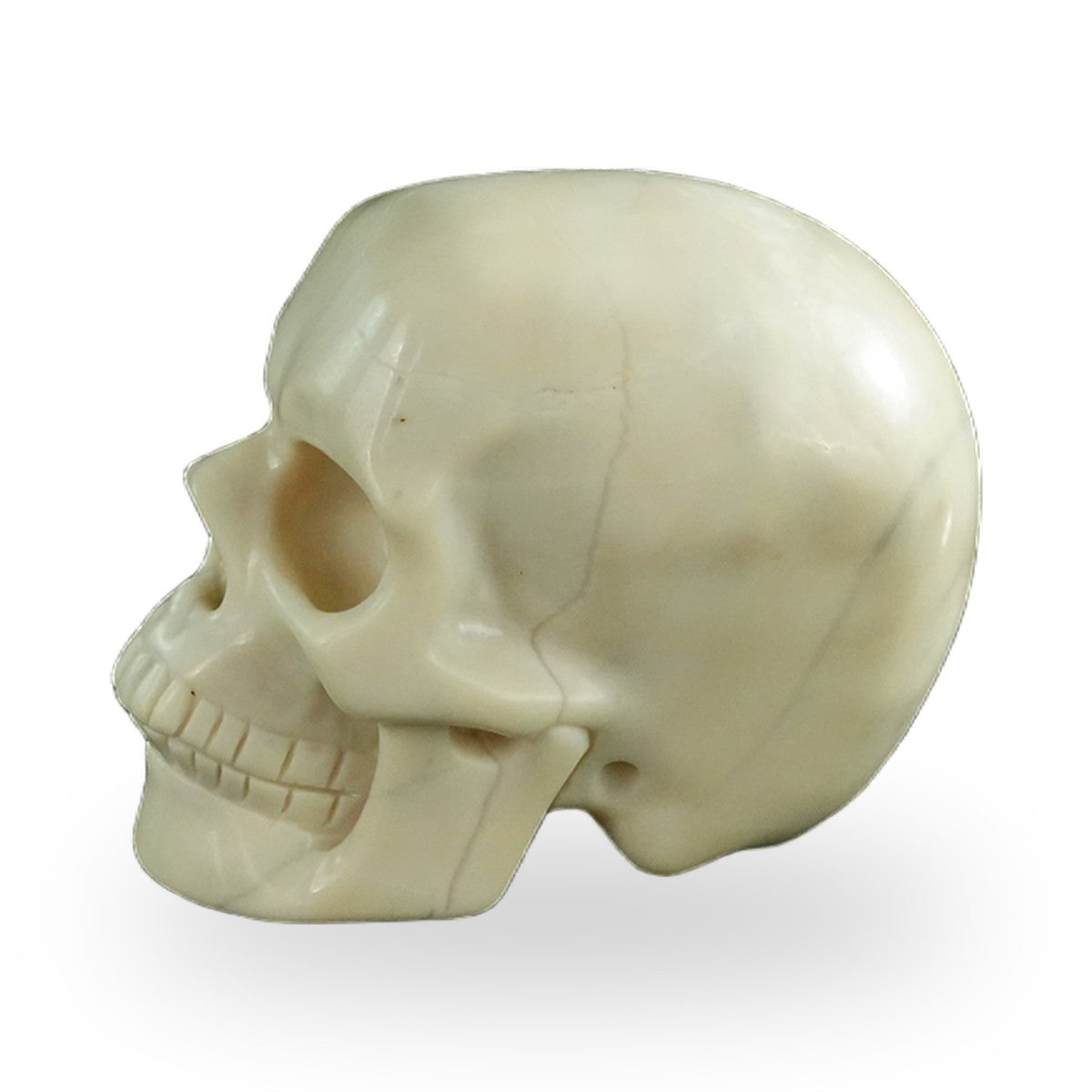 Ivory Jade crystal skull 3" SKH30IJ10 photo 6