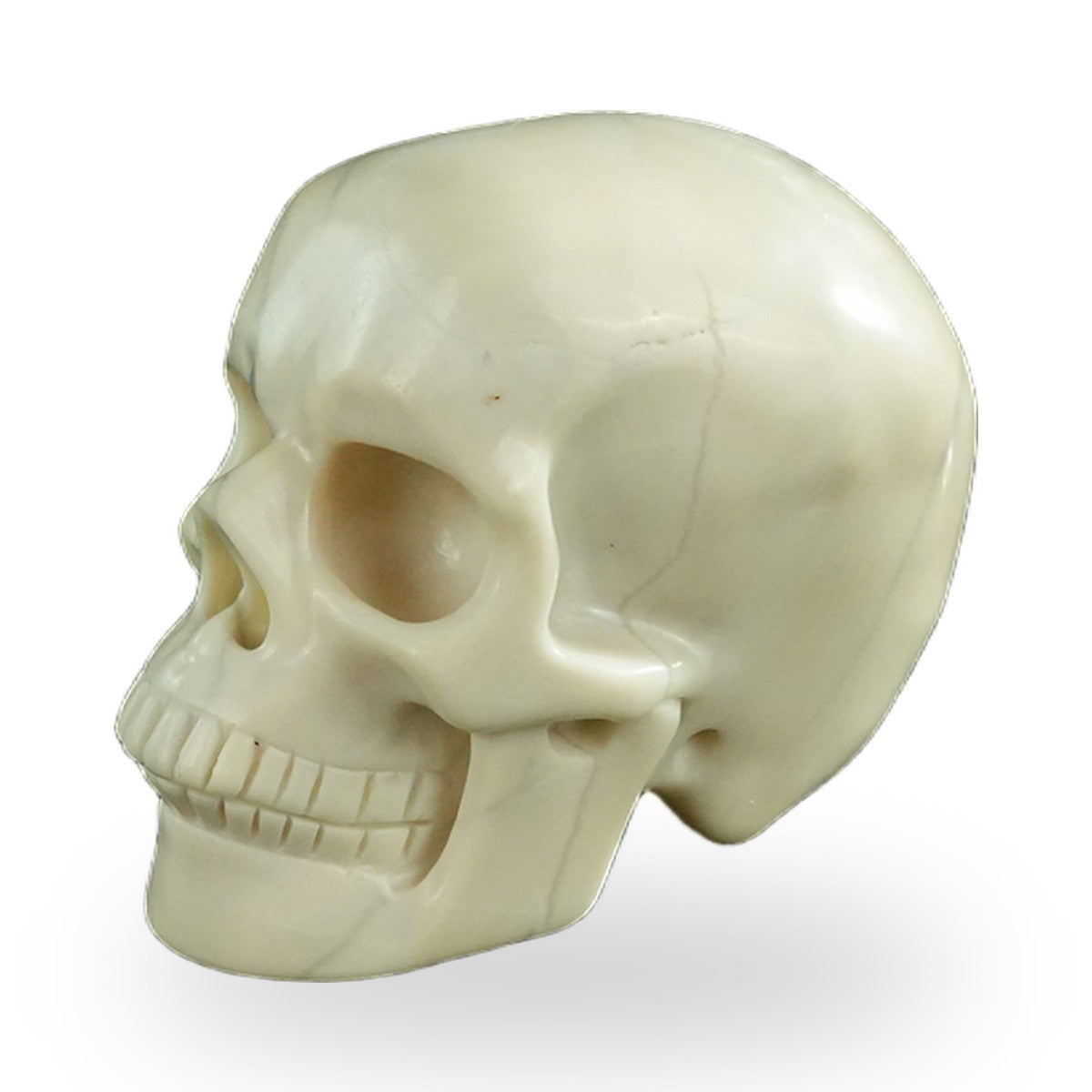 Ivory Jade crystal skull 3" SKH30IJ10 photo 7
