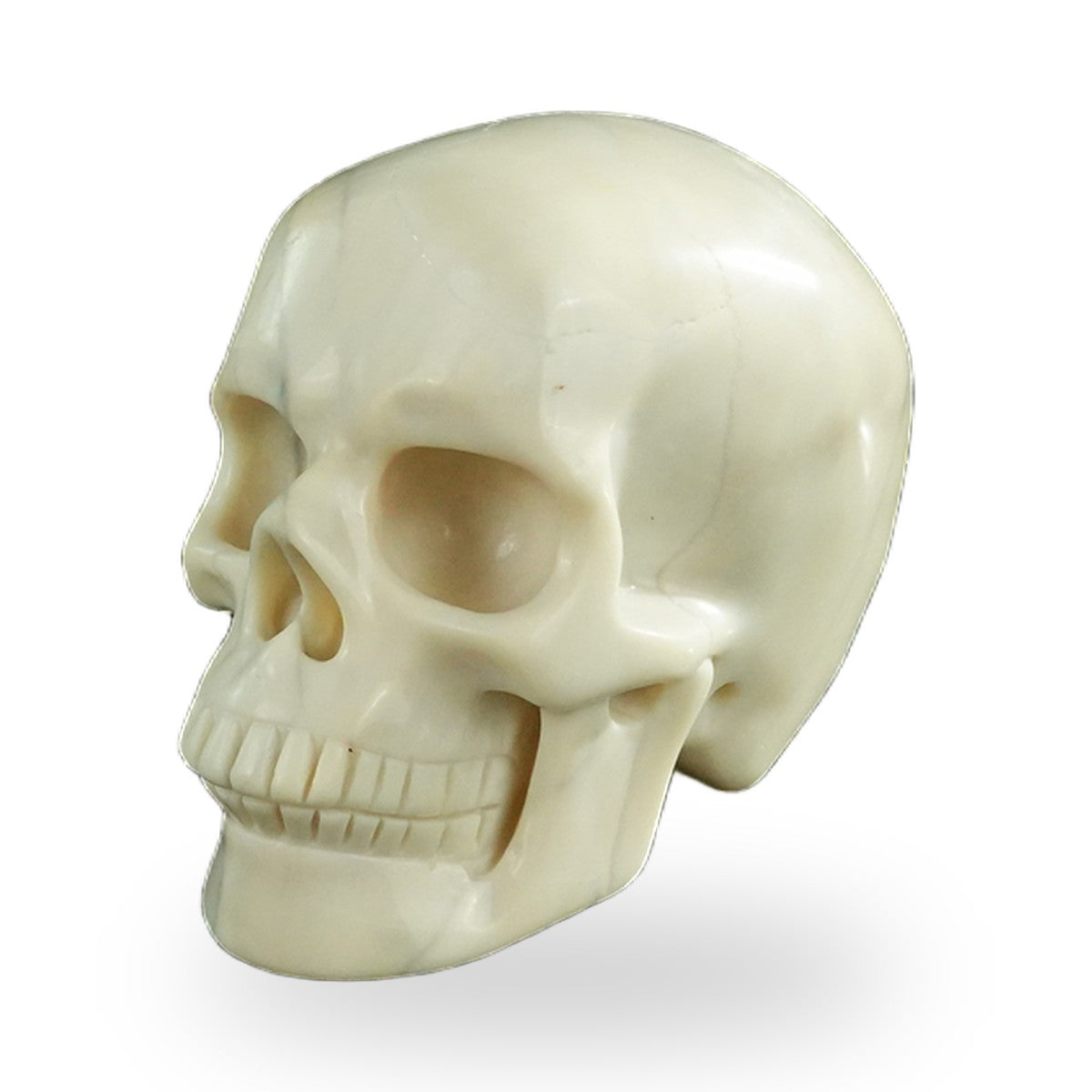 Ivory Jade crystal skull 3" SKH30IJ10 photo 8