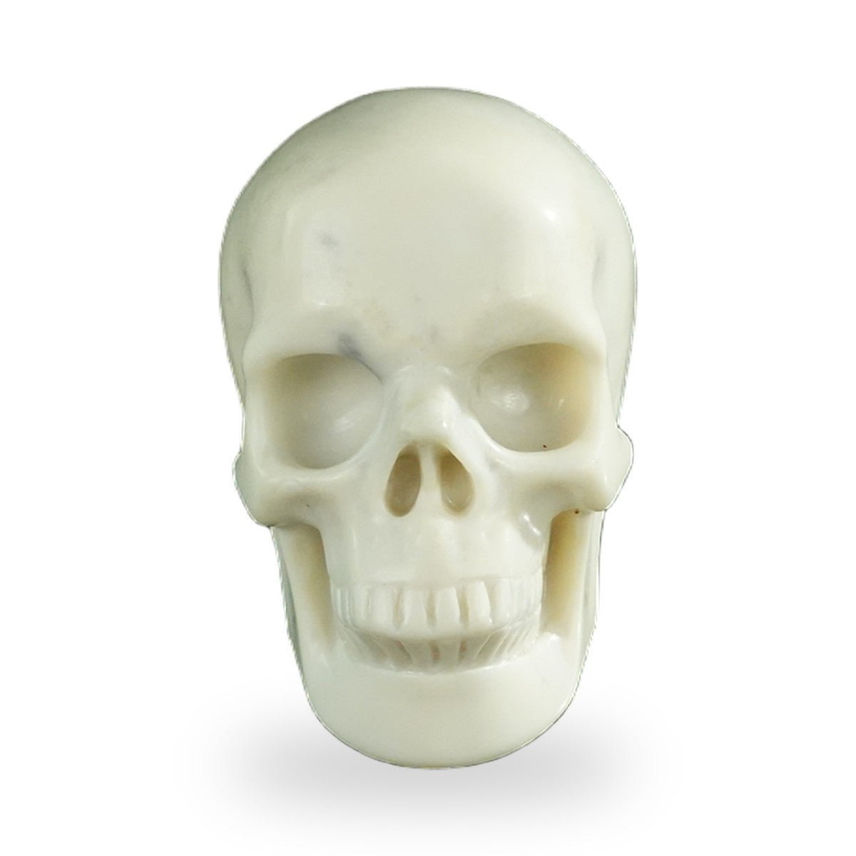 Ivory Jade crystal skull 3" SKH30IJ11 photo 1