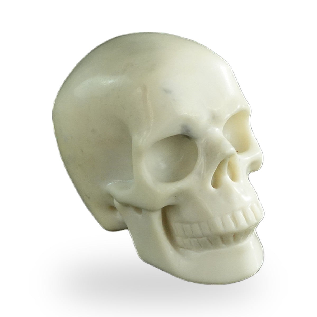 Ivory Jade crystal skull 3" SKH30IJ11 photo 3