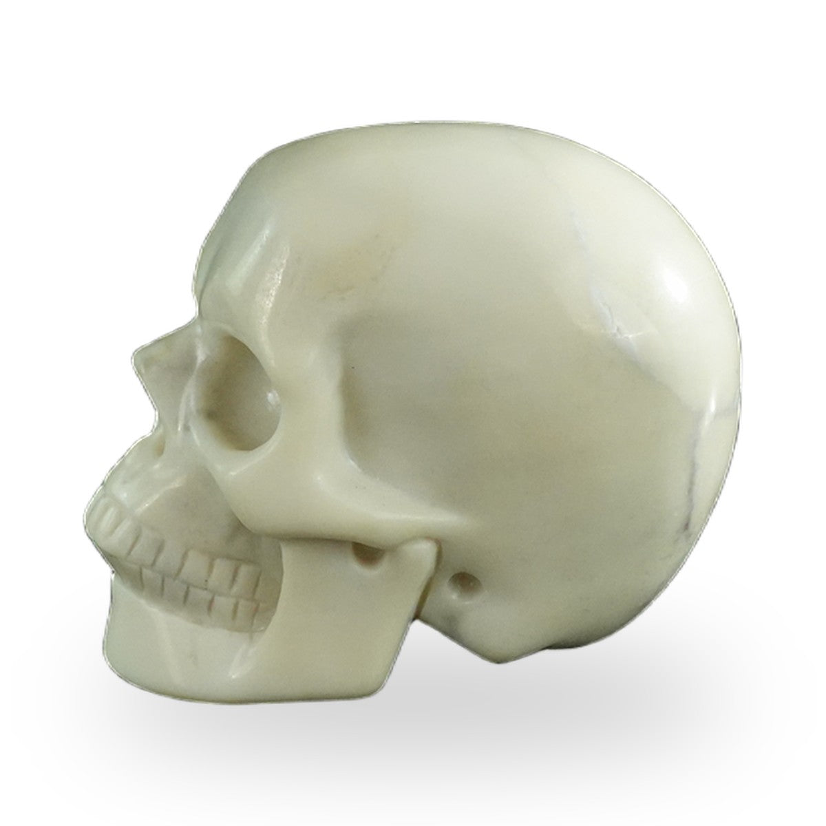 Ivory Jade crystal skull 3" SKH30IJ11 photo 6