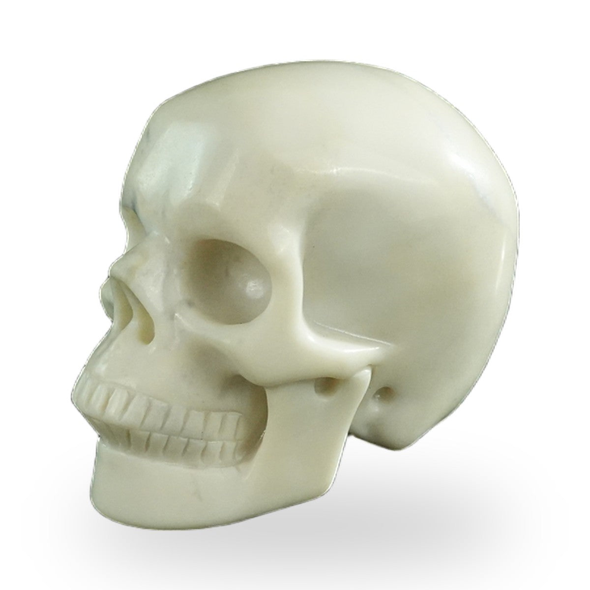 Ivory Jade crystal skull 3" SKH30IJ11 photo 7