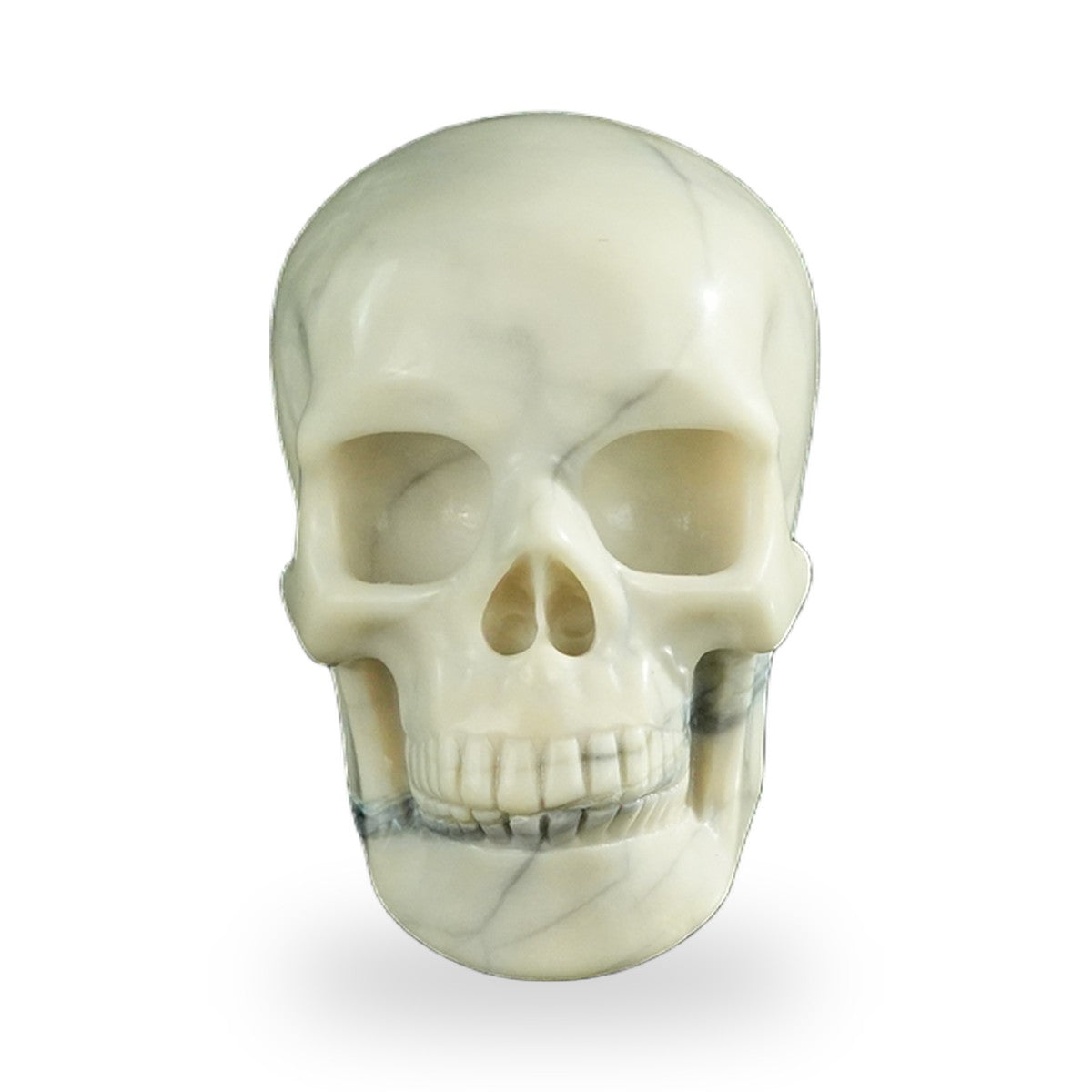 Ivory Jade crystal skull 3" SKH30IJ12 photo 1