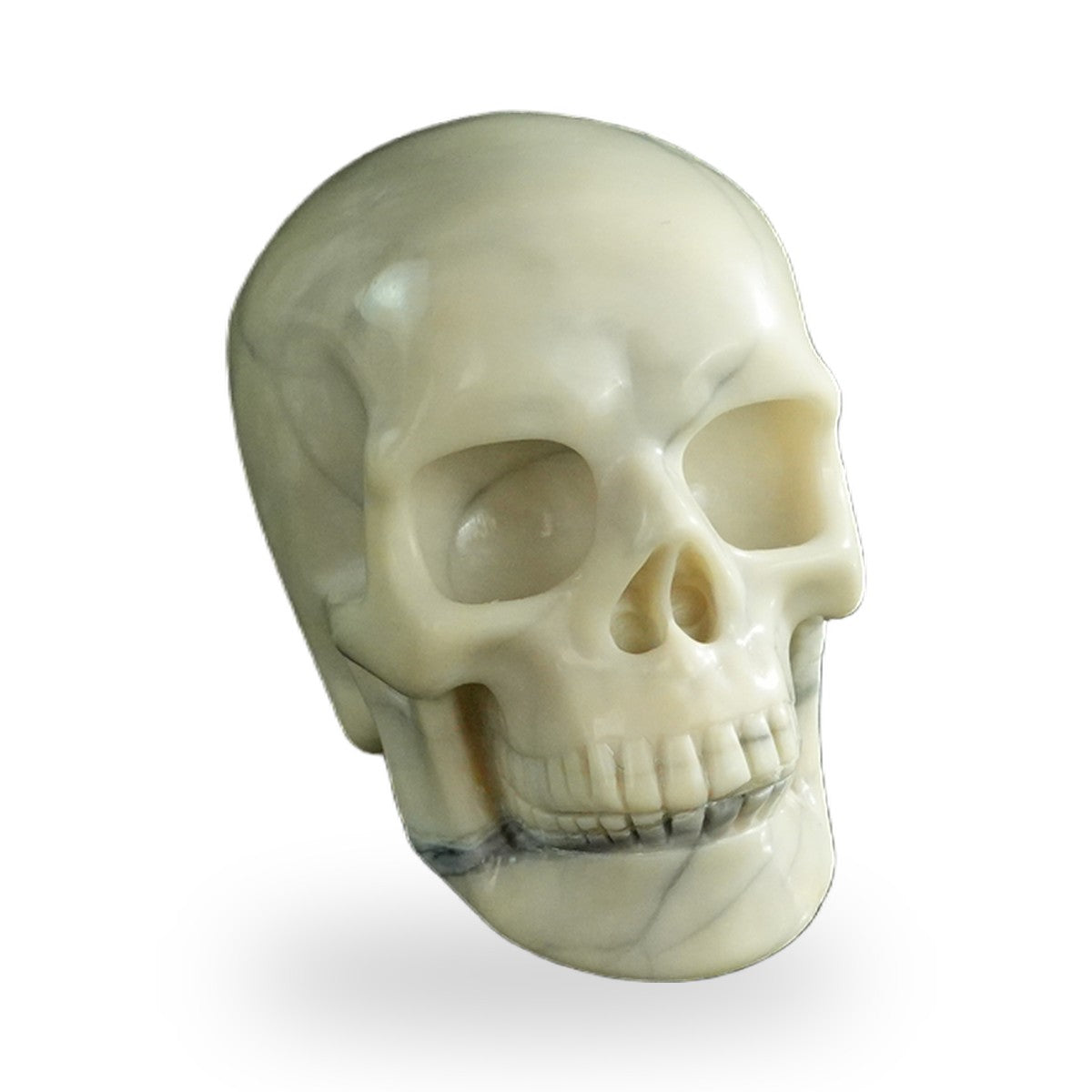 Ivory Jade crystal skull 3" SKH30IJ12 photo 3