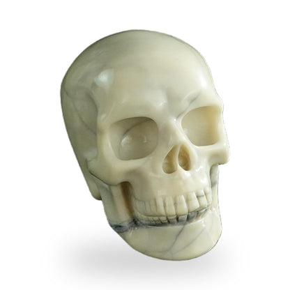 Ivory Jade crystal skull 3" SKH30IJ12 photo 3