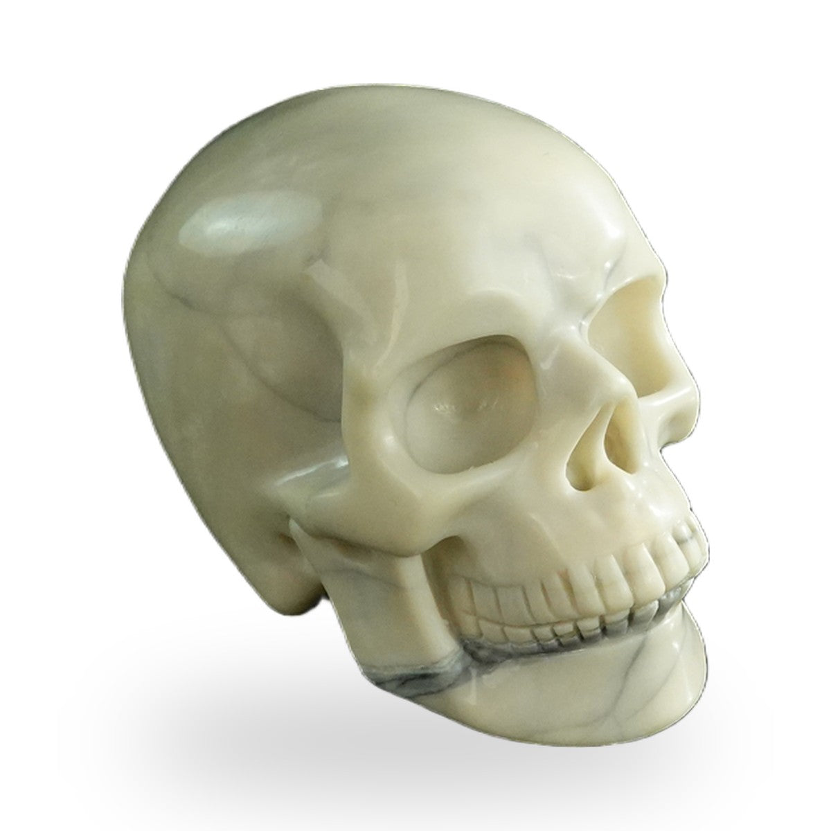 Ivory Jade crystal skull 3" SKH30IJ12 photo 4