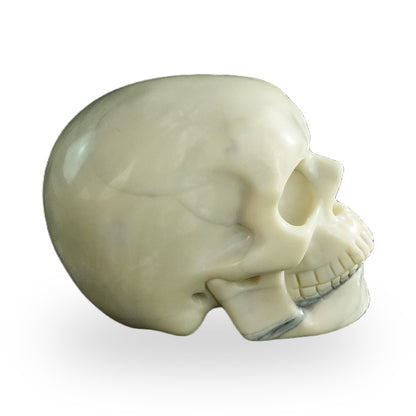 Ivory Jade crystal skull 3" SKH30IJ12 photo 6