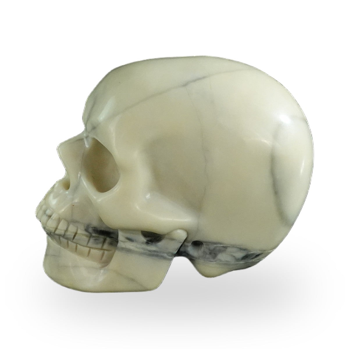 Ivory Jade crystal skull 3" SKH30IJ12 photo 7