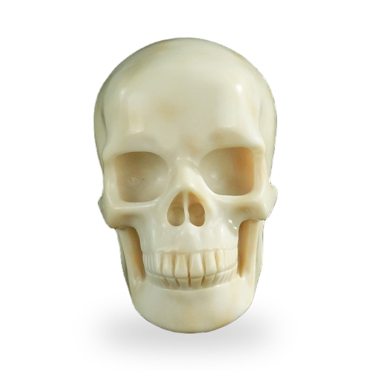 Ivory Jade crystal skull 3" SKH30IJ13 photo 1