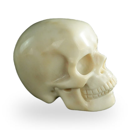 Ivory Jade crystal skull 3" SKH30IJ13 photo 4