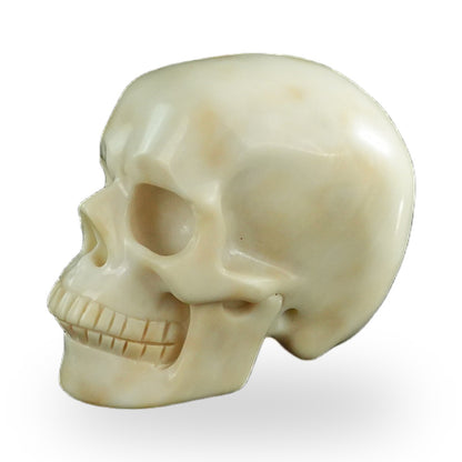 Ivory Jade crystal skull 3" SKH30IJ13 photo 7