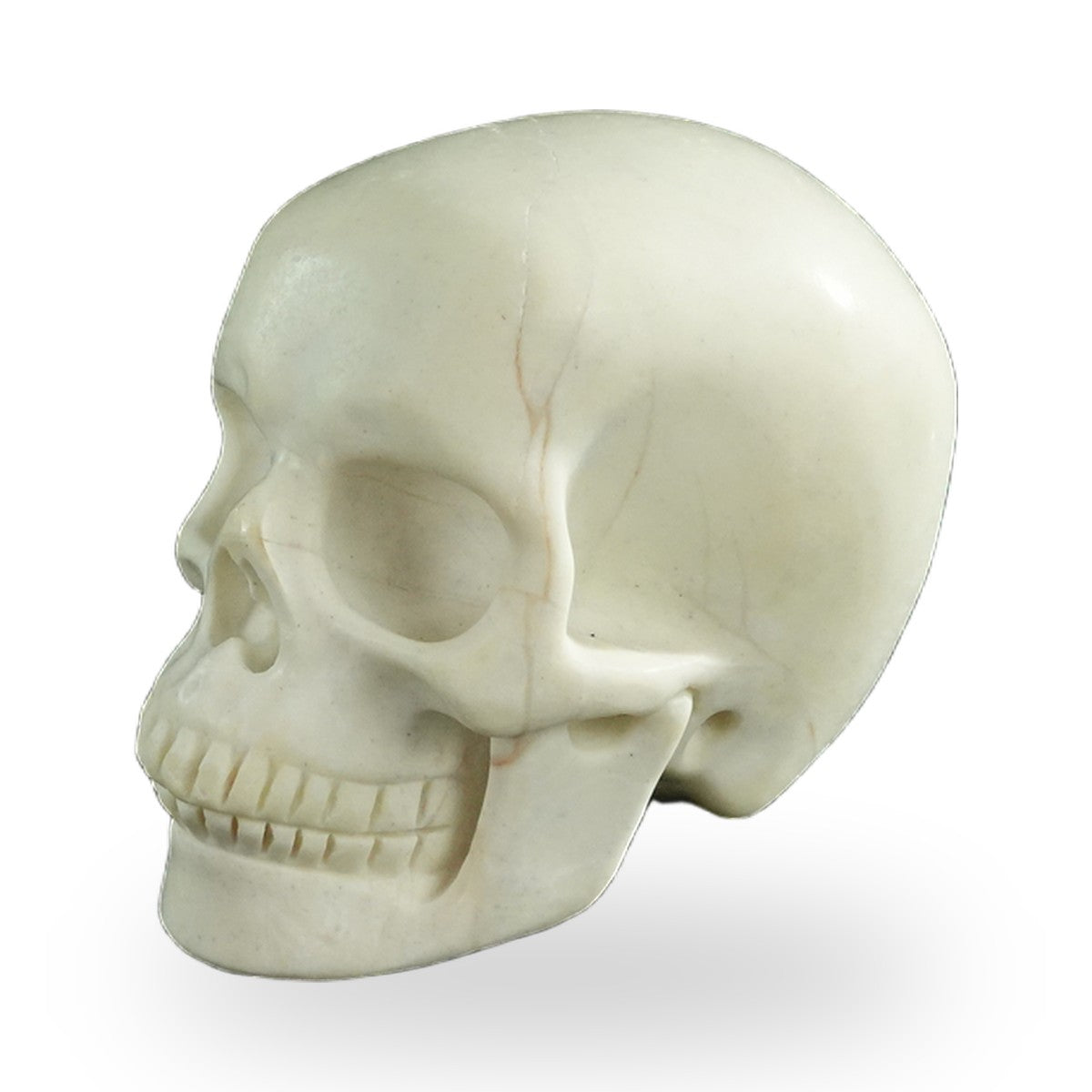 Ivory Jade crystal skull 3" SKH30IJ14 photo 6